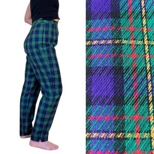 PENDLETON 90s Vintage Plaid Wool Pants Size Small